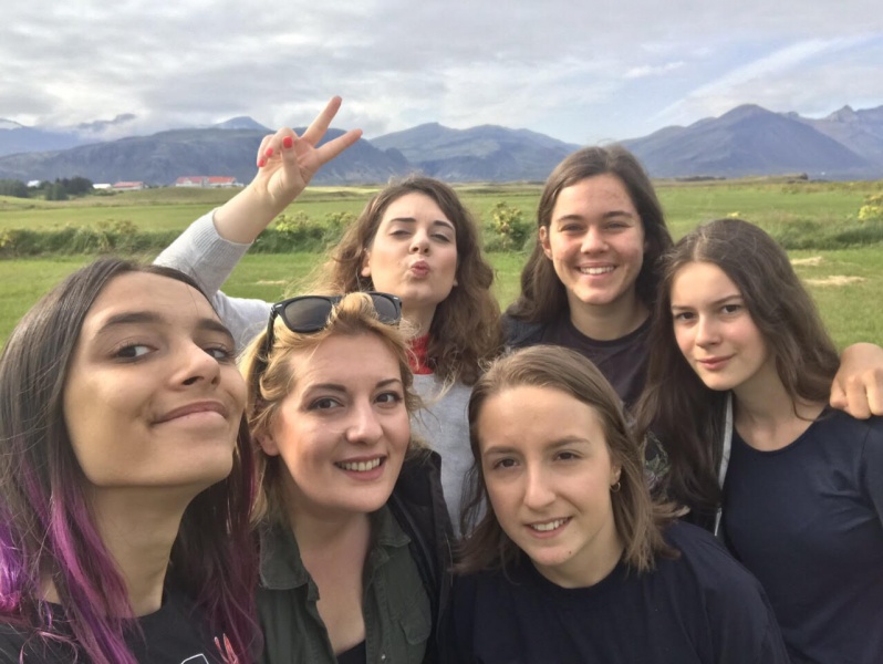 Delegacija Rok kampa za devojčice na Islandu